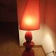 Lamp / luminaire retro 1970s style red