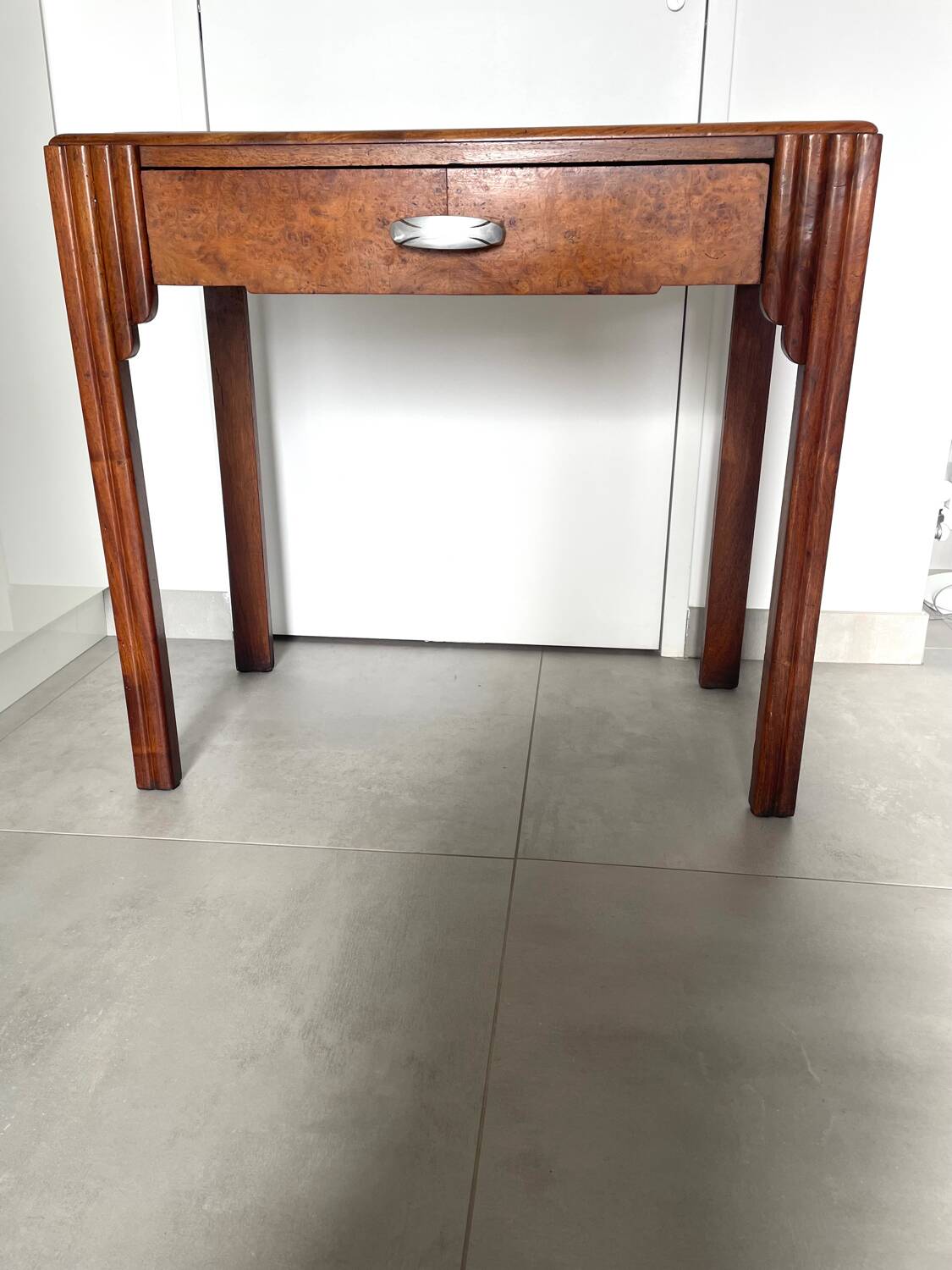 Small Art Deco walnut desk 1925