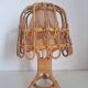 Paire de lampes de chevet en bambou
