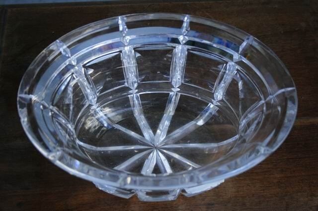 Old cut Crystal vase