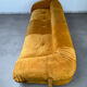 Nubuck leather amphibious sofa by Alessandro Becchi for Giovannetti,