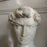 Old plaster bust of David