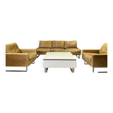 COR Leather Sofa Set (one sofa, two armchairs, one coffee table)