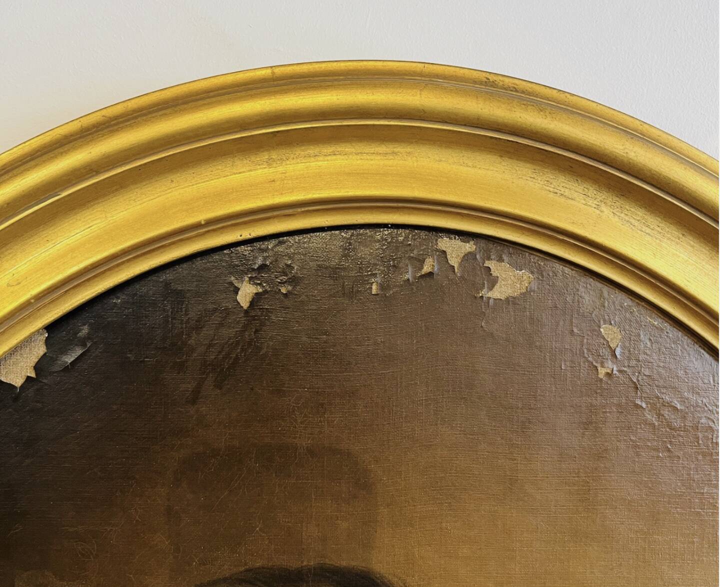 Oil painting on canvas – Portrait of a man 19th century