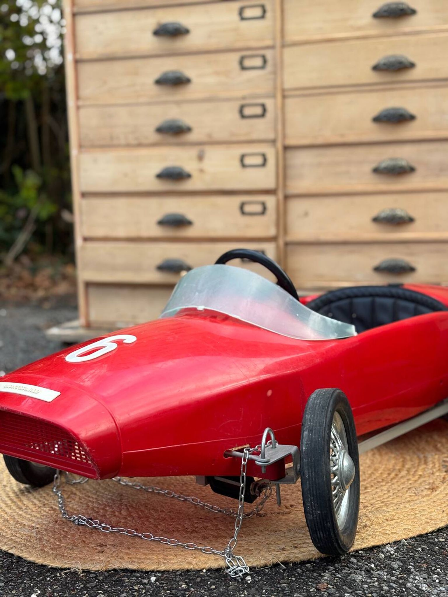 Vintage pedal car