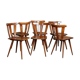 Chaises bistrot Winstub "Bombenstabil" années 50