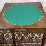 Louis Philippe 19th-century gaming table in mahogany.