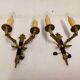 Pair Of Brass Sconces