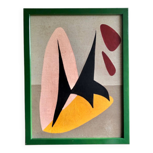 peinture sur panneau