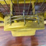 Vintage antique wood and metal bird cage