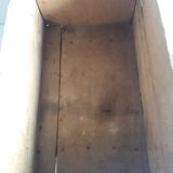 Ibled chocolate box in old wooden transport