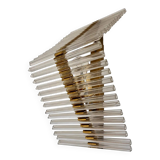 Rare glass wall lamp by Kamenicky Senov, 1960s