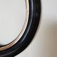 Napoleon III oval frame in blackened wood and brass (without glass) Paray le Monial