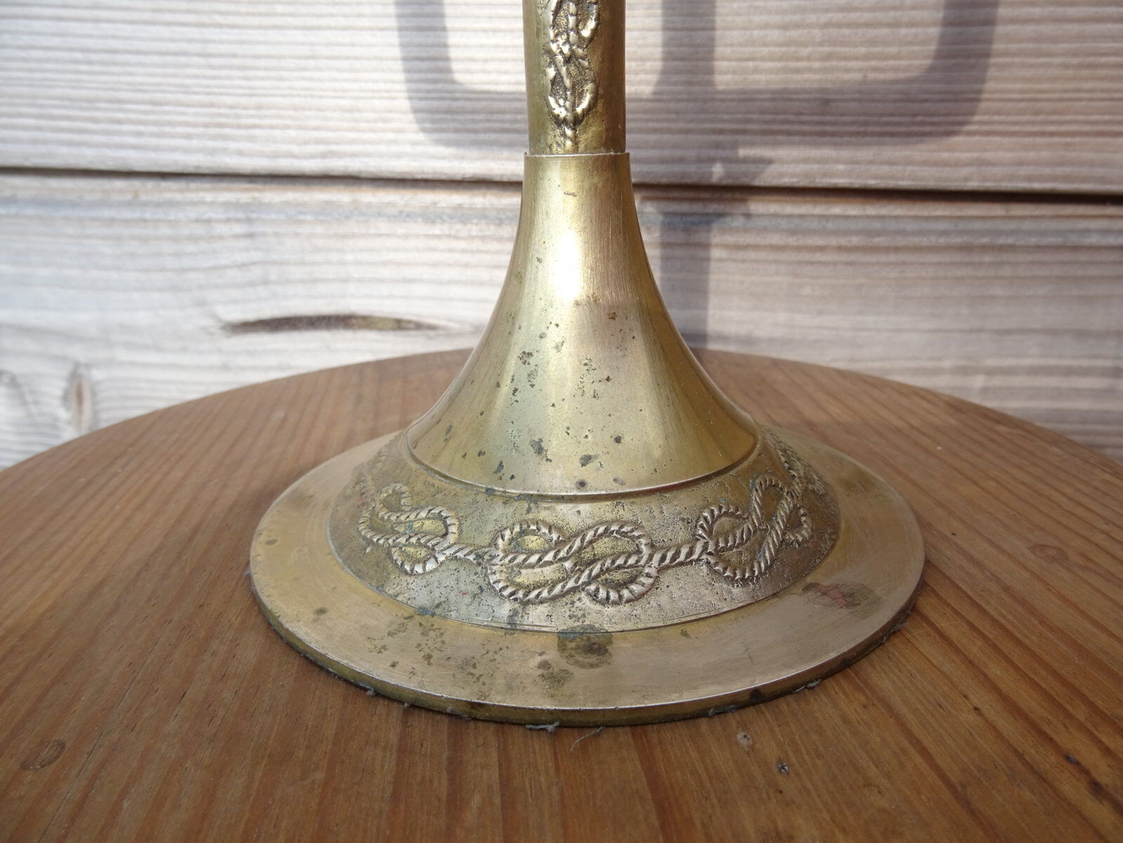 Masonic chandelier with 3 branches in bronze