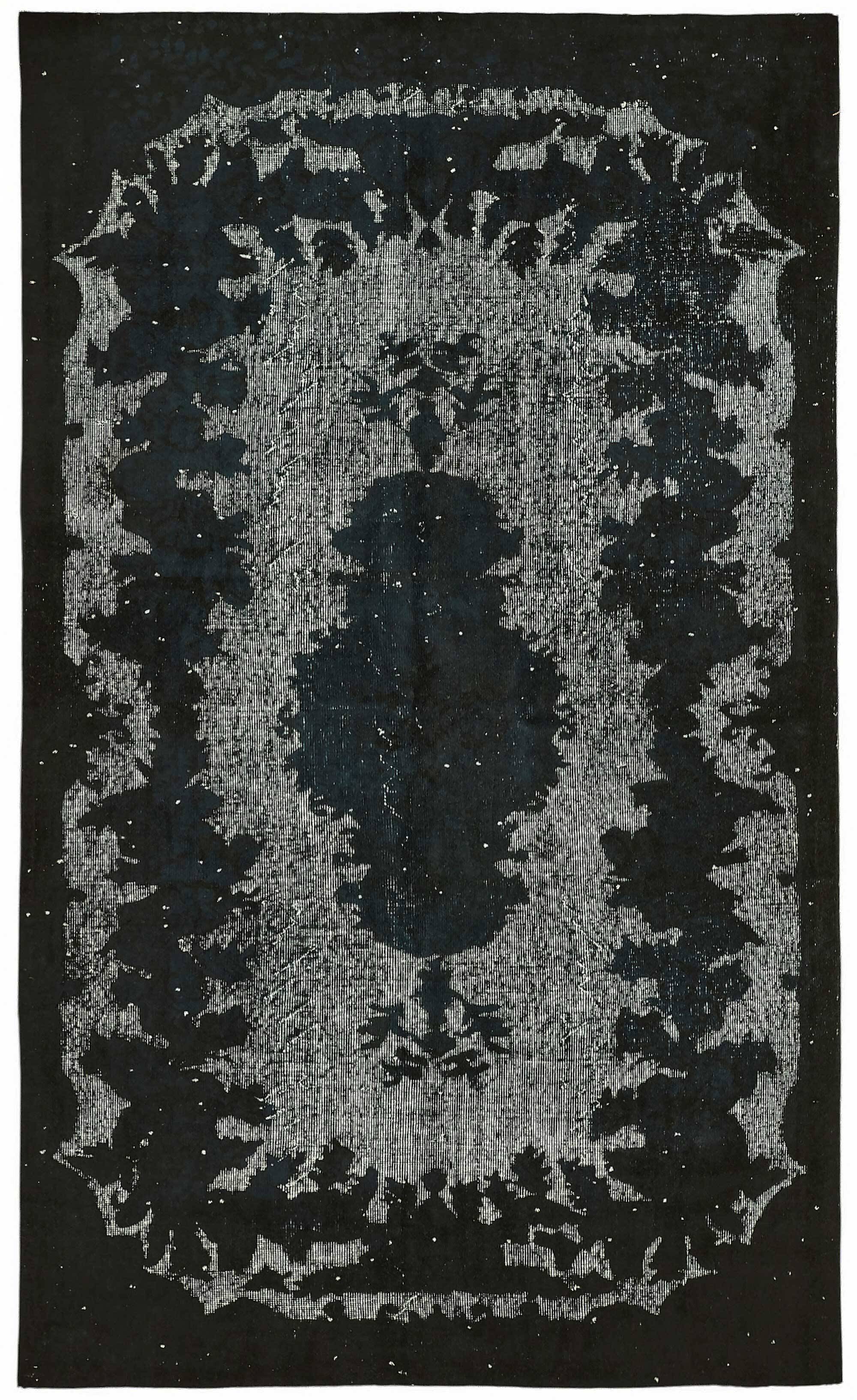 Tapis vintage en laine surteinte sculpté à la main 169 cm x 288 cm