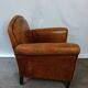 Vintage Sheepskin Club Chair - Raw Patina, Man Cave Essential