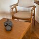 Vintage Scandinavian armchair in oak "Lene" - 1960s