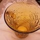 YELLOW BUBBLE GLASS WATER JAR