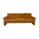Three-seater alcantara canapé design by Tobia Scarpa for BB ITALIA vintage.