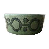Brutalistic ceramic salad bowl dish