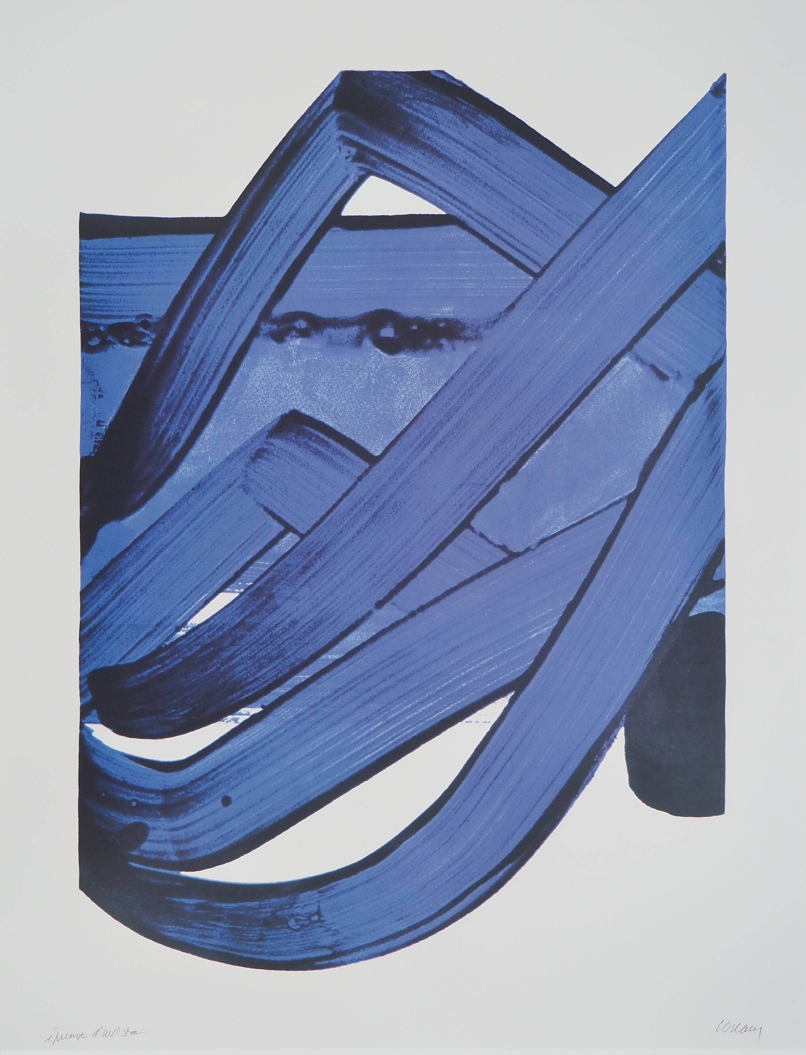 Pierre SOULAGES : Sérigraphie n 18, 1988 - Affiche originale signée
