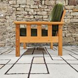 Pine fireside chair 1970