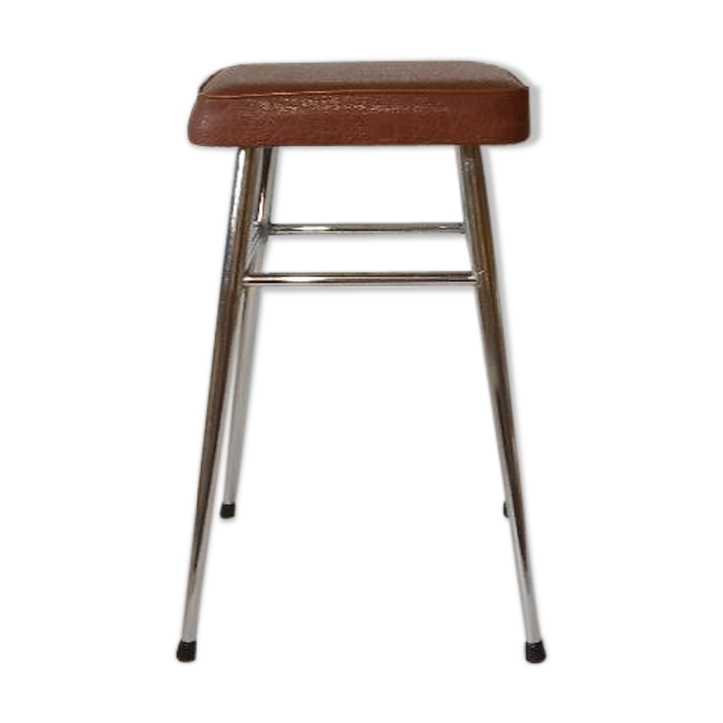 Vintage skai sitting stool