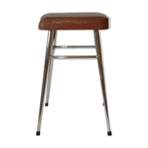 Vintage skai sitting stool