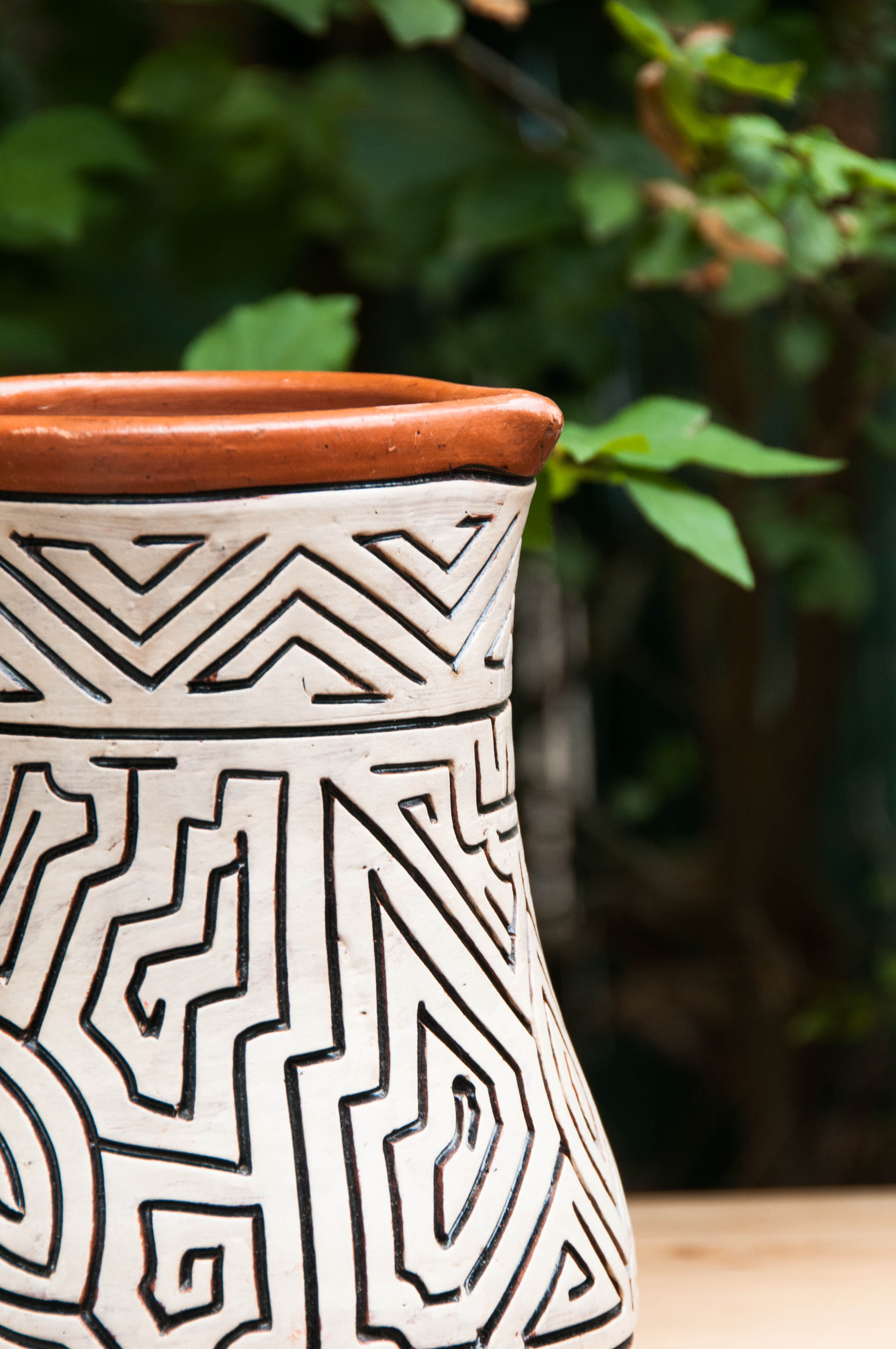 Terracotta pitcher