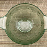 Green glass Breton bowl