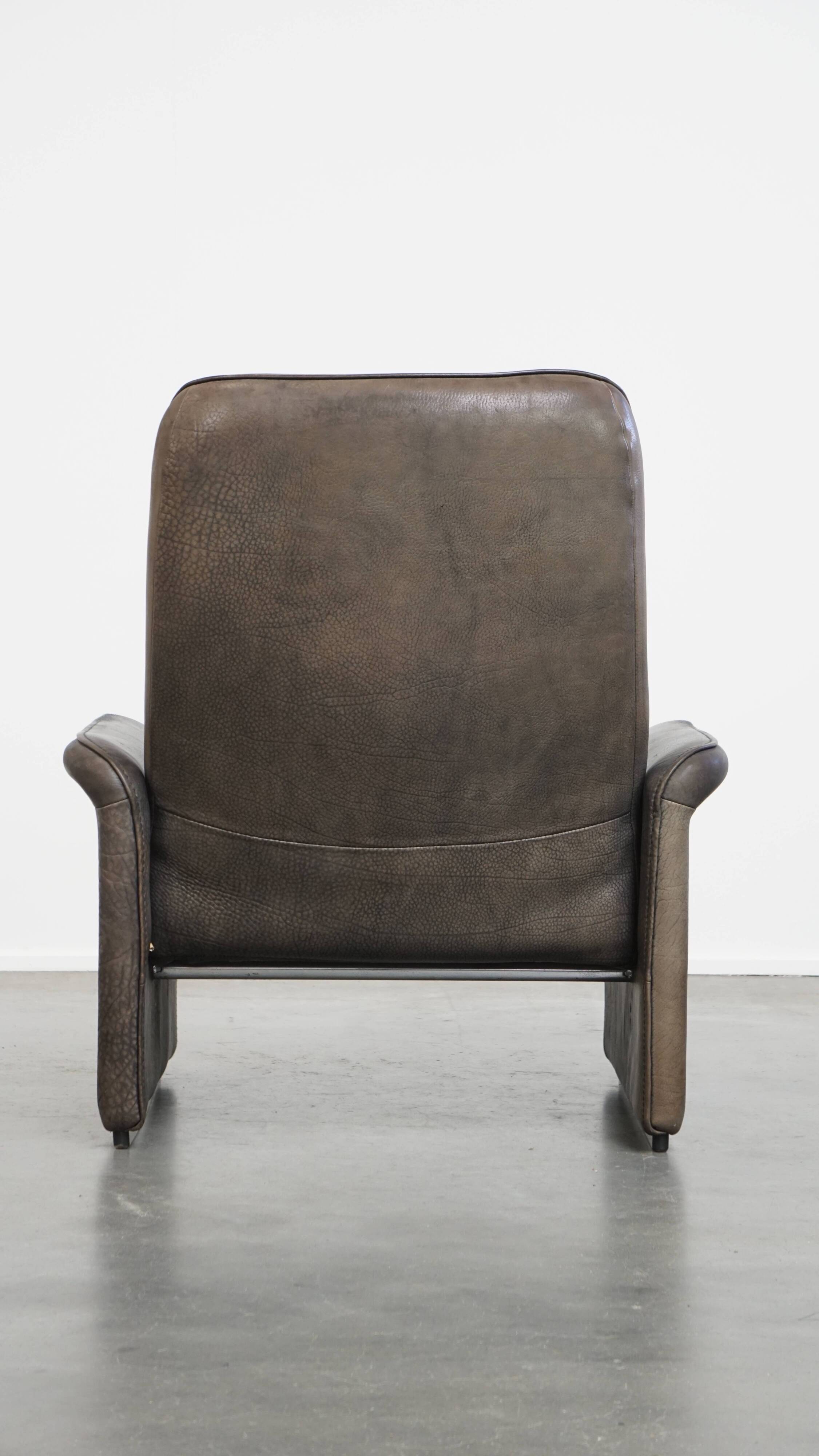 Vintage Leather Design Armchair by De Sede, Model DS50