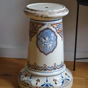 Qajar Persian Ceramic Ottoman Stool 19th Century