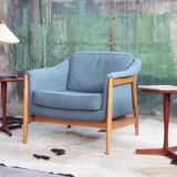 Modern Danish chaise longue for Dux by Folke Ohlsson