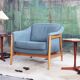 Chaise longue moderne danoise pour Dux par Folke Ohlsson