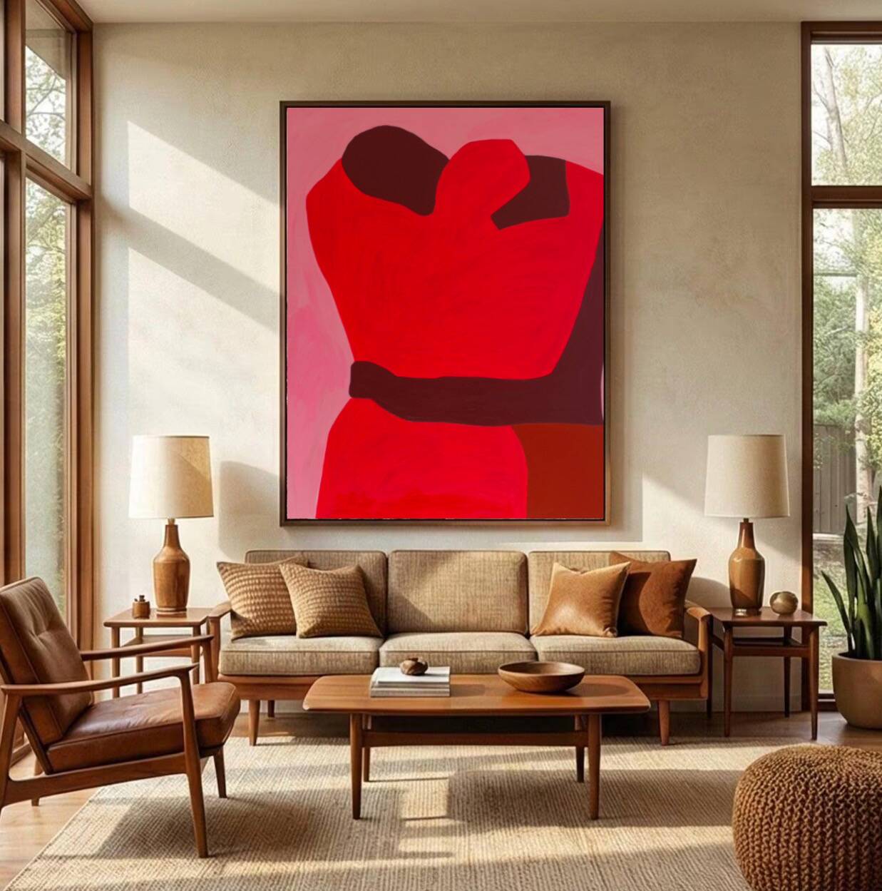 Canvas painting "close to you" 100x80cm signed Bodasca