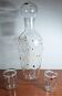. Murano Glass Decanter with Two Glasses – Handblown Multicolor Millefiori