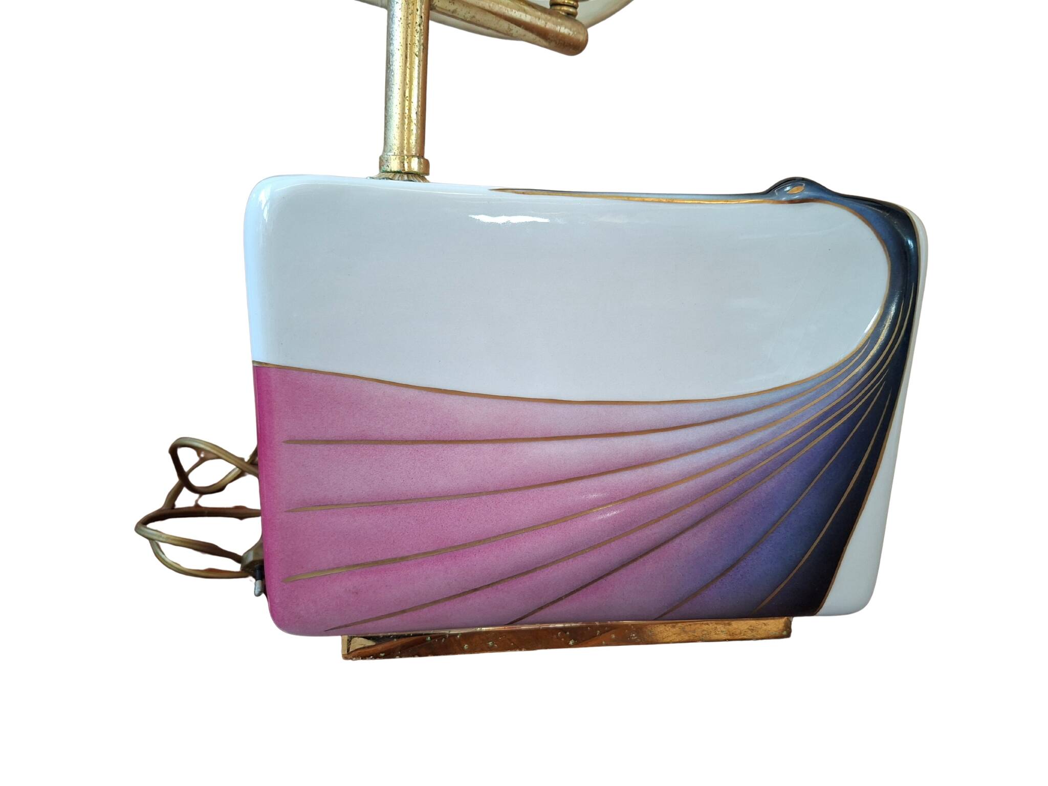 Lampada da tavolo anni '70, realizzata dalla rinomata manifattura ceramica
