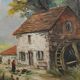 Large Painting “The Mill”, signed Reney – Part 1 of the 20th century