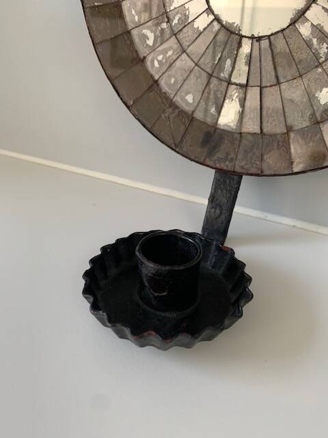 Venetian wall candle holder