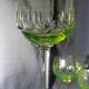 6 uranium glasses, Belgian art deco 1930