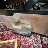 Table basse en inox