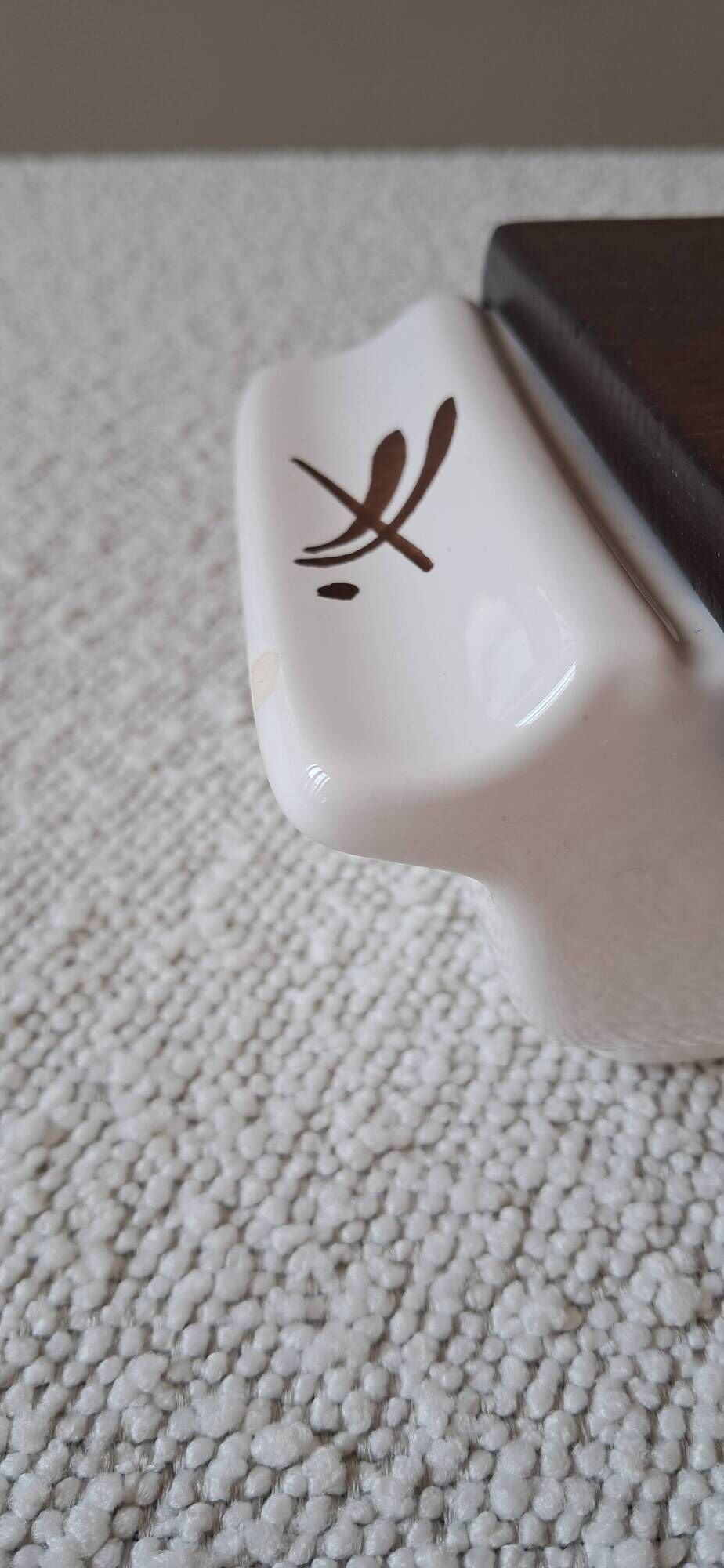 Vintage butter dish from the 1980s.