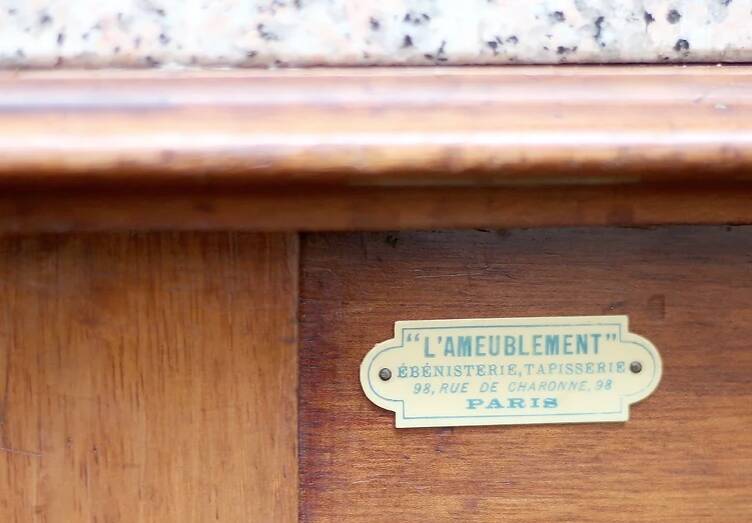 Table, bureau marqué L'ameublement, années 20-30