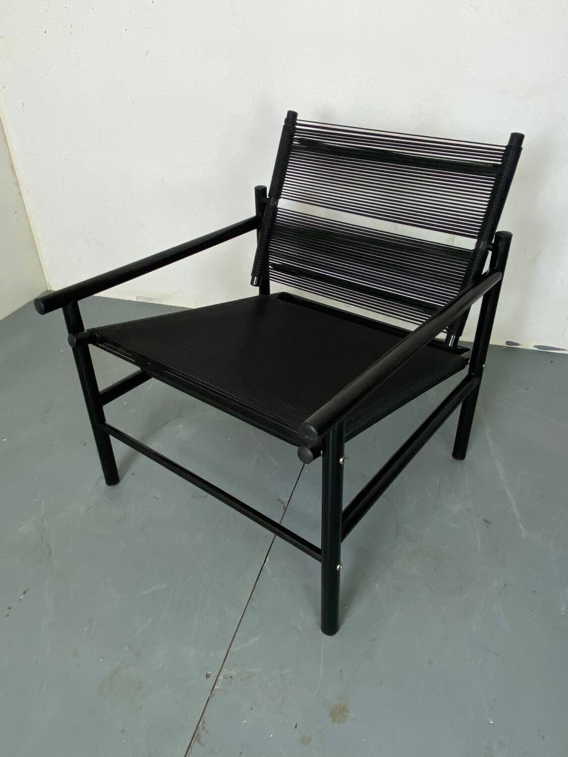 Italian Spaghetti Easy Chair from Fly Line, Italy, 1980s