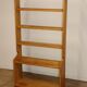 Guillerme and Chambron bookcase shelf in oak, 1960