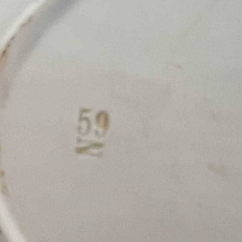 Oval platter barfleur digoin sarreguemines