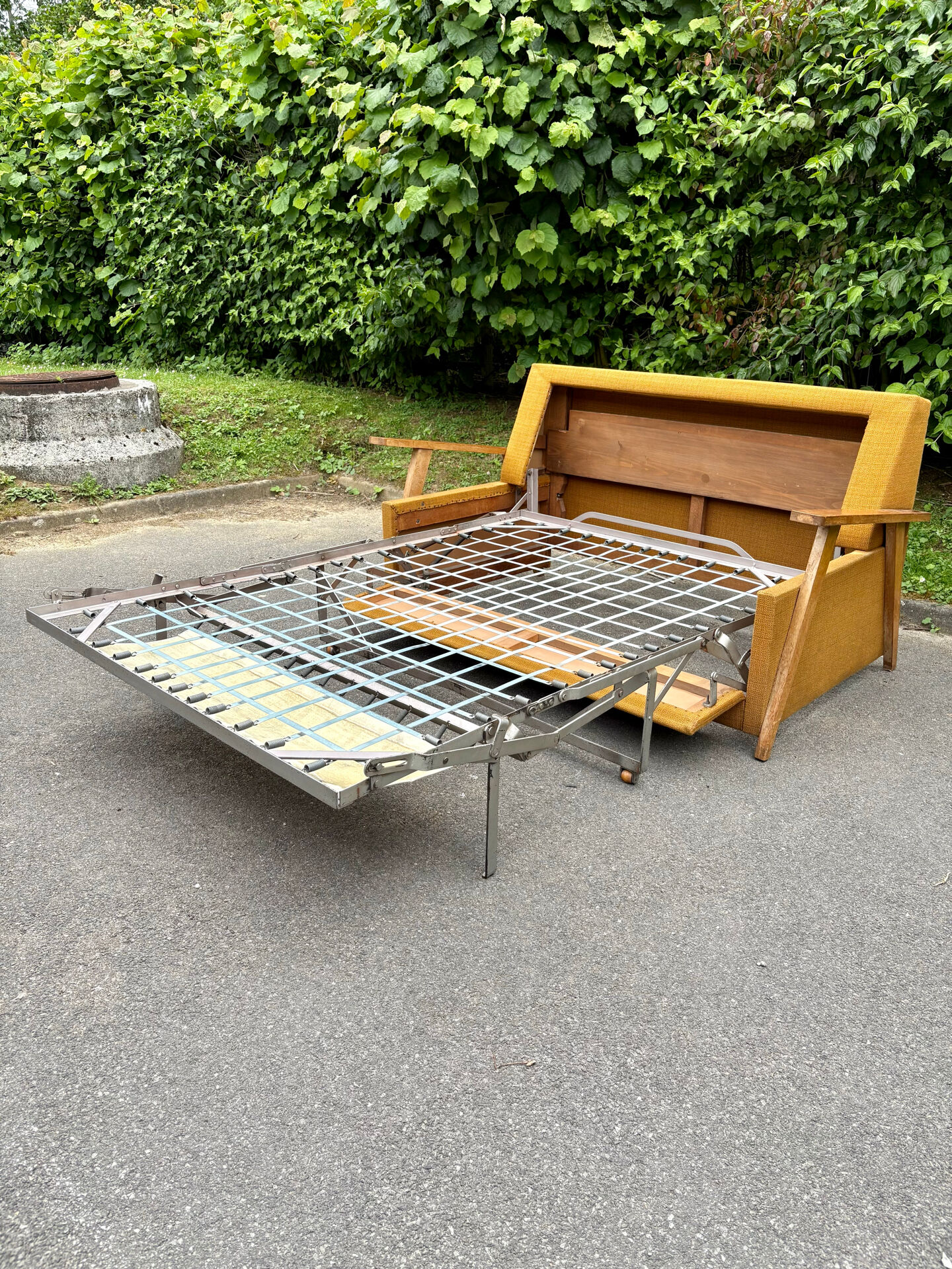 Canapé convertible vintage années 60/70