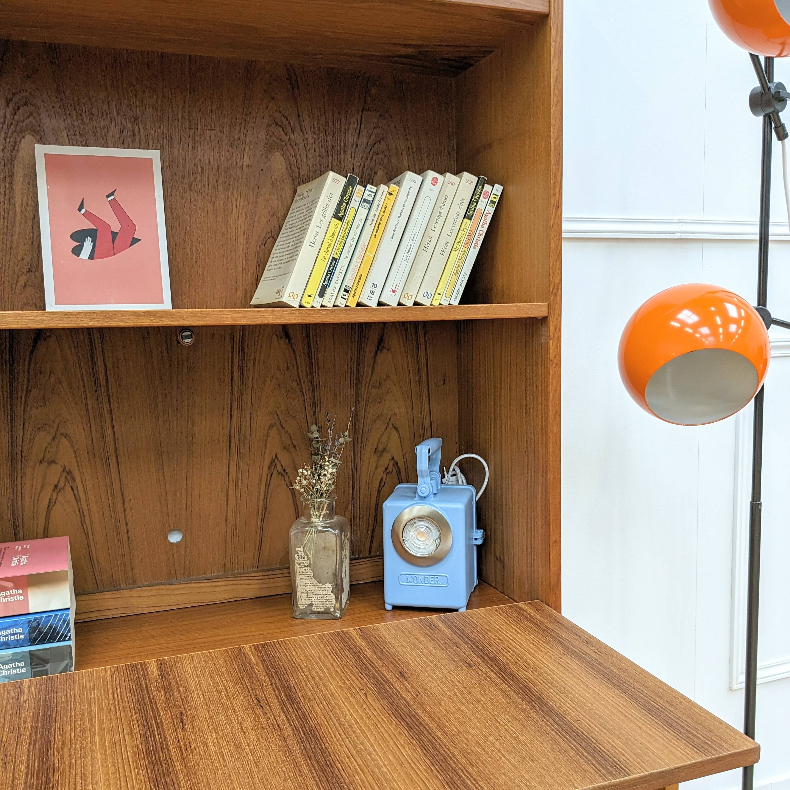 Vintage teak bookcase