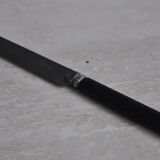 12 Antique silver ebony dessert knives