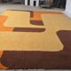 Tapis space age vintage 1970